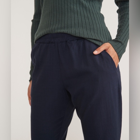Marine Layer Allison Pant Navy Size Medium - Picture 2 of 7
